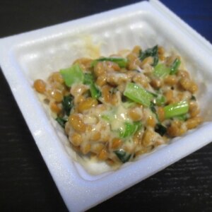 小松菜マヨ納豆